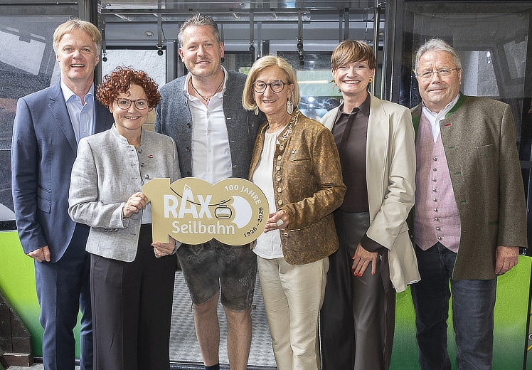 Rax-Seilbahn feierte 100-jähriges Bestehen mit großem Festakt