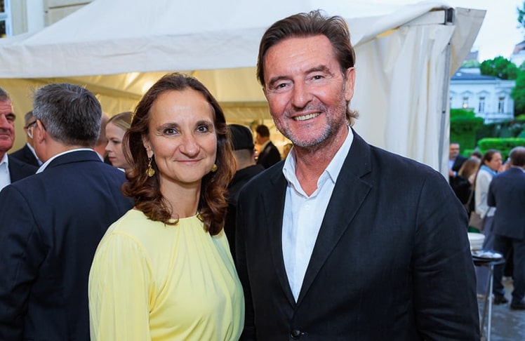 Sabine Zucker (Head of Group Transaction Banking RBI) und Franz Maier (General Manager Atradius Österreich)