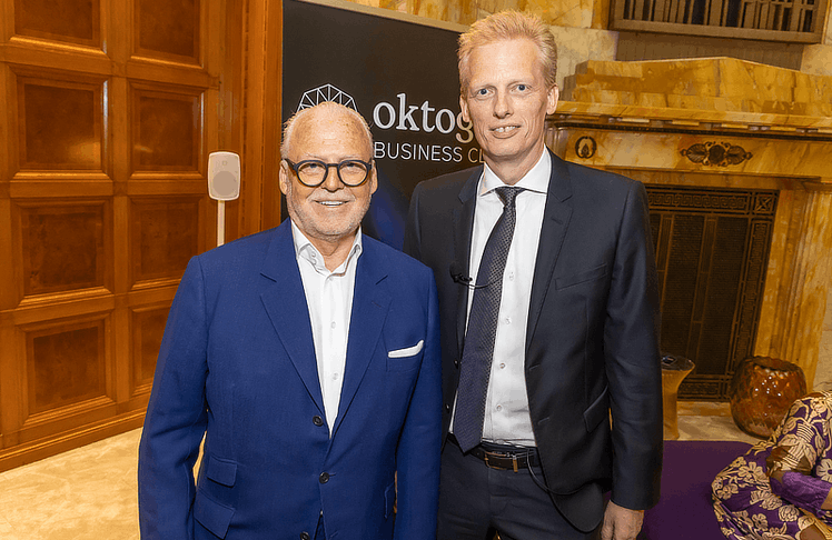 V.l.n.r.: Wolfgang Rosam (Herausgeber Falstaff) und Christoph Mager (Managing Partner DLA Piper Österreich)
