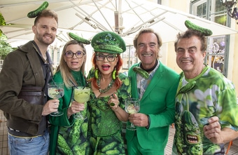 Schönbrunner Stöckl machte die Gurke zum Star des Sommerauftakts