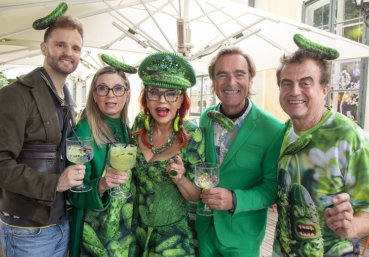 Schönbrunner Stöckl machte die Gurke zum Star des Sommerauftakts