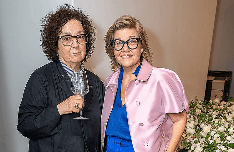 V.l.n.r.: die deutsche Bühnenbildnerin Anna Viebrock und MAK-Generaldirektorin Lilli Hollein