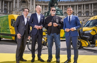 Größte E-Post-Metropole Europas: Arnie gibt Startschuss in Wien