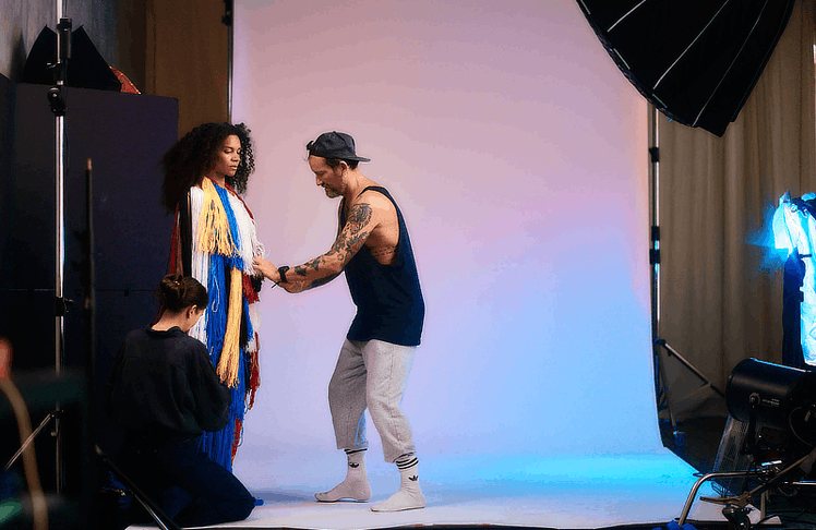 Behind the scenes von "Liquid Presence" © Jakob Kotzmuth