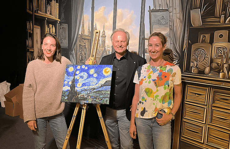 V.l.n.r.: Maddalena Hirschal, Christoph Rahofer und Kati Bellowitsch © Sister Act Communications