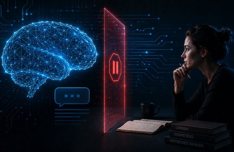 Die nächste Generation von KI-Agenten soll nicht jede Antwort sofort liefern, sondern Nutzer:innen gezielt zum eigenständigen Denken und Lernen anregen. (Symbolbild) © KI-generiert mit ChatGPT von OpenAI