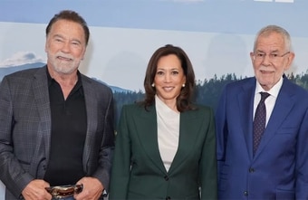 Schwarzenegger rechnete in Wien mit fossiler Energie ab