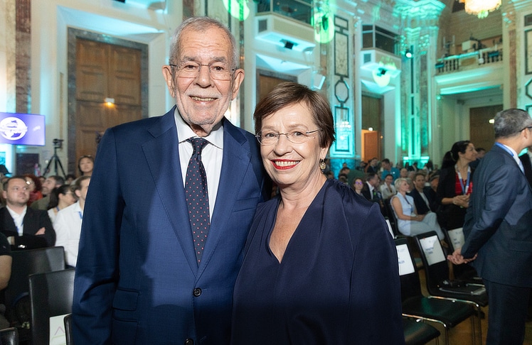 Alexander Van der Bellen mit Doris Schmidauer © LEADERSNET/C. Mikes