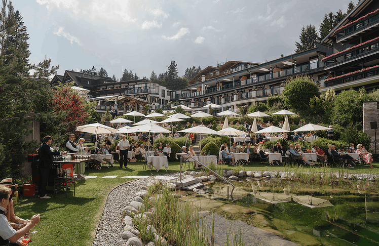 Am Samstag, 4. Juli 2026, lädt Elisabeth Gürtler zur siebten Auflage von "Bergauf mit Cultour" in das Alpin Resort Sacher Seefeld. 