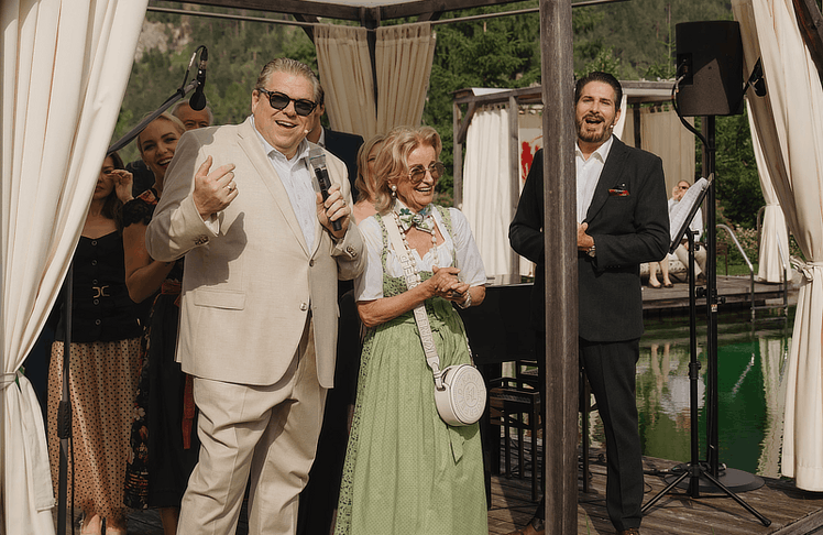 V.l.n.r.: Michael Schade, Elisabeth Gürtler und Clemens Unterreiner