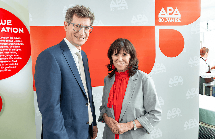 Klemens Ganner und Martha Schultz © LEADERSNET/ C. Mikes