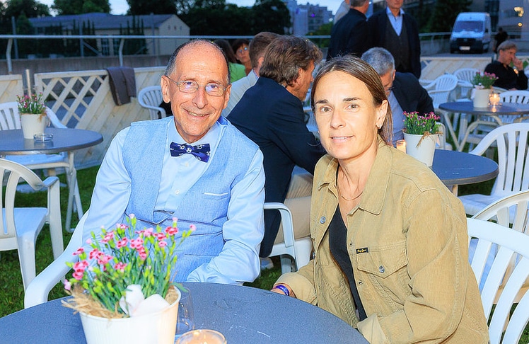 Politikwissenschaftler Peter Filzmaier mit Freundin und Marathonläuferin Carola Bendl.