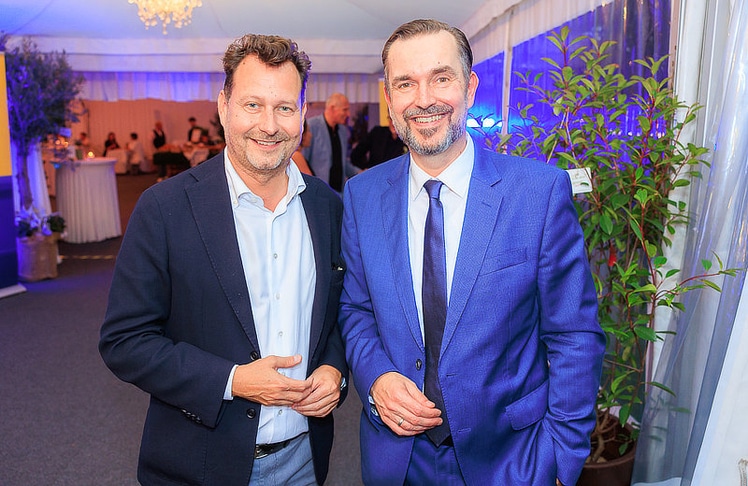 ORF-Niederösterreich-Landesdirektor Alexander Hofer (l.) mit dem designierten ORF-Generaldirektor Clemens Pig.