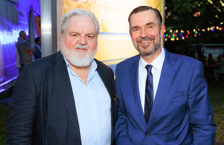 ORF-Chefredakteur Johannes Bruckenberger (l.) mit dem designierten ORF-Generaldirektor Clemens Pig.