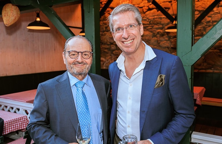 Burkhard Ernst (l.) und Florian Laszlo 