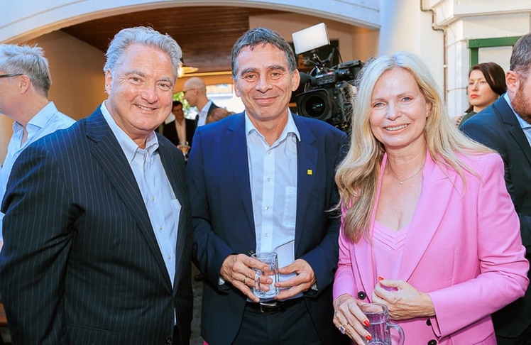 V.l.n.r.: Erwin van Lambaart, Peter Umundum und Claudia Reiterer