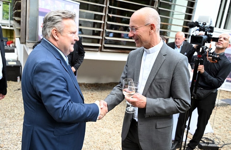 Michael Ludwig (l.) mit Toni Faber. © Christian Jobst