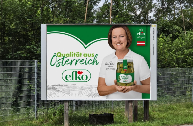 Die Landwirt:innen in den Mittelpunkt rücken: So sieht die neue Kampagne in der Praxis aus.