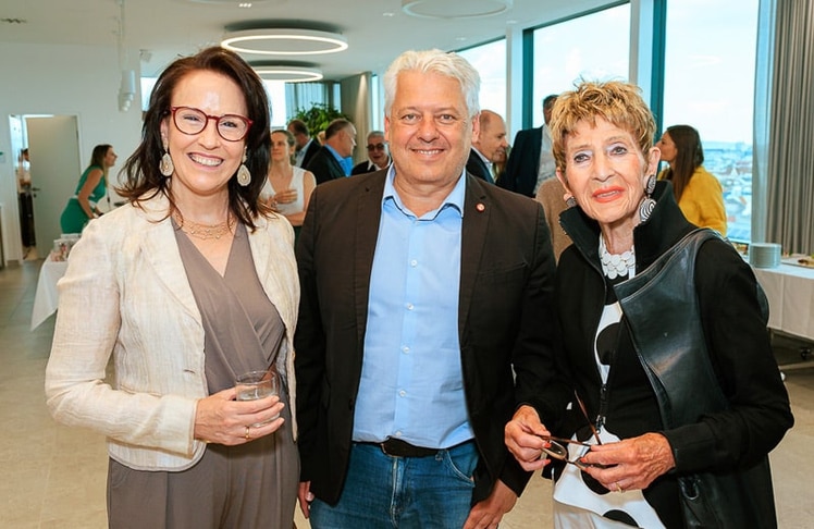 V.l.n.r: Kasia Greco, Hans Arsenovic und Ingrid Korosec
