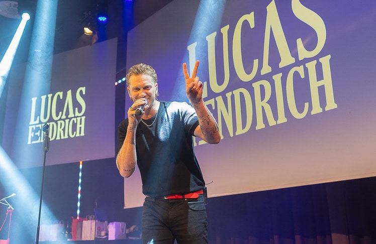 Austropop-Sänger Lucas Fendrich sorgte für Stimmung. 
