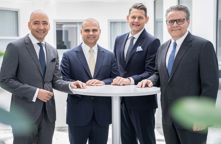 Greco Vorstand (v.l.n.r.): Ante Banovac, Markus Neubrand, Georg Winter und Georg Neubrand © Marion Gartler