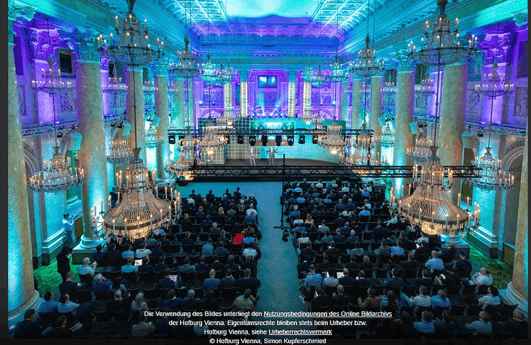 Der Zeremoniensaal der Hofburg. © Hofburg Vienna, Simon Kupferschmied