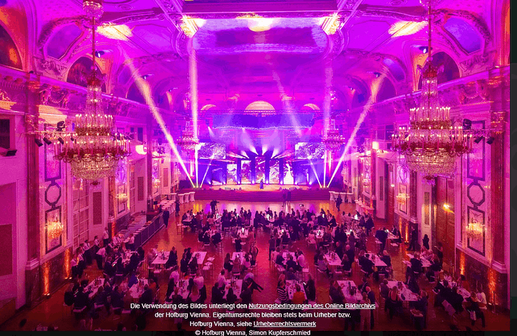 Der Festsaal © Hofburg Vienna, Simon Kupferschmied