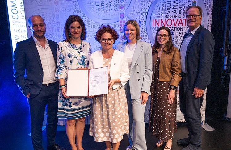 Sascha Tretenhahn, Susanne Baumann-Söllner, Elisabeth Zehetner, Anna Edelbacher, Katharina Fressner, Friedrich Gehmacher © BMWET/Tom Grundschober