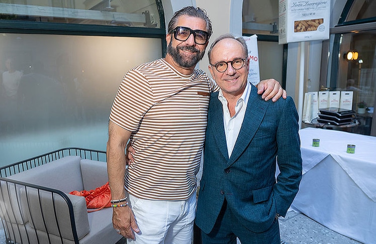 Netzwerker Mauro Maloberti (l.) mit dem italienischen Botschafter in Österreich Giovanni Pugliese. © Andreas Tischler