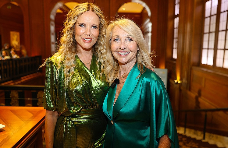 RTL-Moderatorin Katja Burkard (l.) und look!-Chefin Uschi Pöttler-Fellner.