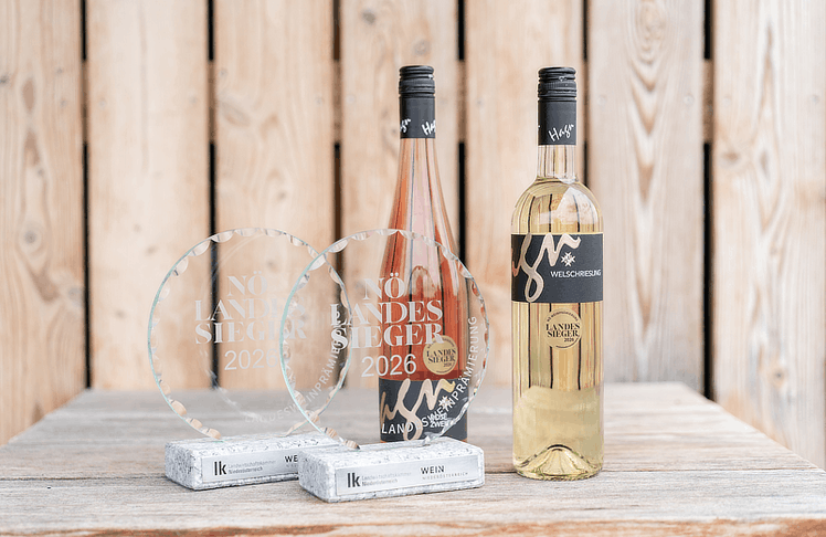 Zwei Landessiegertitel für Welschriesling und Rosé Zweigelt © Stefanie Winter / Weingut Hagn