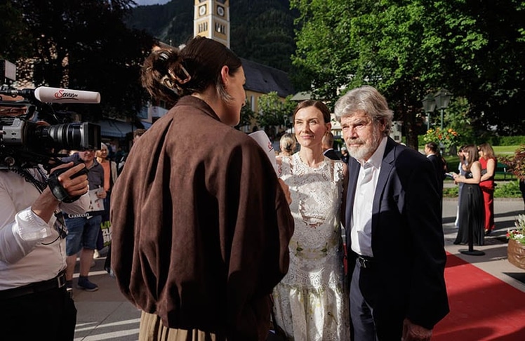 Reinhold Messner und seine Frau Diane beim Interview © Call Film Festival
