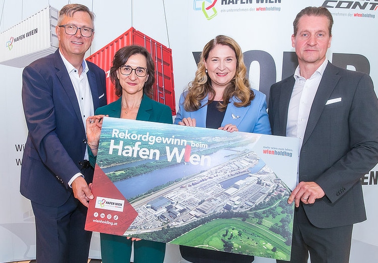 Hafen Wien meldet Rekordwerte für 2025