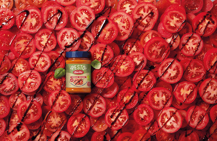 Das neue Pesto Barilla Rosso Vegan.
