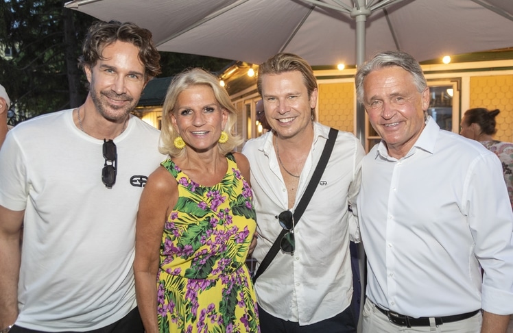 V.l.n.r.: Michael Lameraner (Style Up Your Life!), Kathrin Zierhut-Kunz (ORF III), Adi Weiss (Style Up Your Life!) und Peter Westenthaler (ORF Stiftungsrat) © Jürgen Hammerschmid