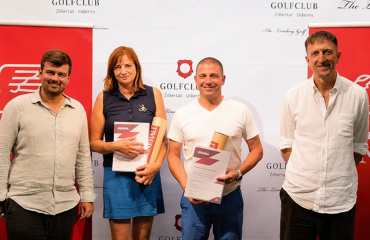 Die Sieger:innen der Golftrophy Nearest mit Oliver Freudenschuß (1.v.r.) © Generali Landesdirektion Tirol