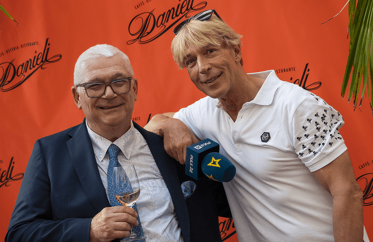 V.l.n.r.: Erich Muskovich und Dominic Heinzl