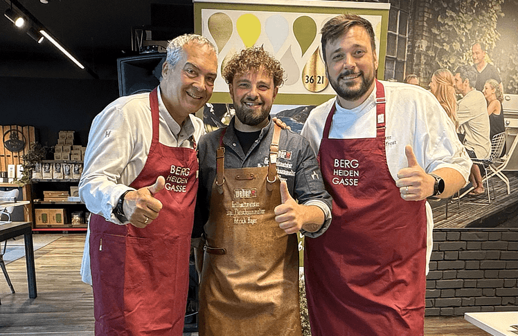 V.l.n.r.: Robert Letz, Patrick Bayer und Walter Leidenfrost © PR Finger
