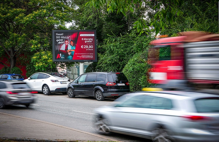 A1 und Gewista setzen auf Premium Screen DriveTime © Gewista