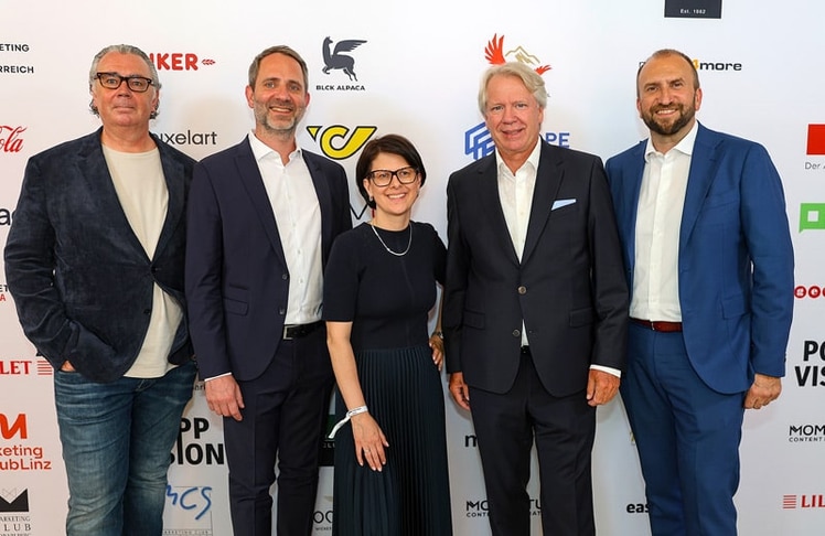 V.l.n.r.: Maximilian Mondl, Niko Pabst, Regina Loster, Willy Lehmann und Andreas Ladich © LEADERSNET/G. Langegger