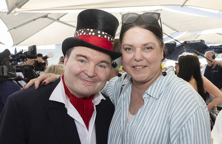 "Schokomichi" Michael Reimer mit Ex-Model Carmen Kreuzer. © LEADERSNET / R. Brunhölzl
