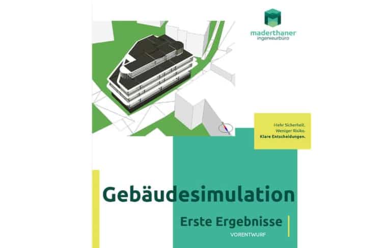 Gebäudesimulation. 