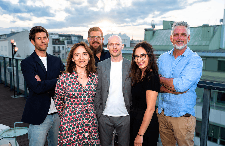 V.l.n.r.: Peter Bandion, Aida de Martin, Michael Bäk, Michael Aistleitner, Alisha-Fiona Derdak und David Bergmann