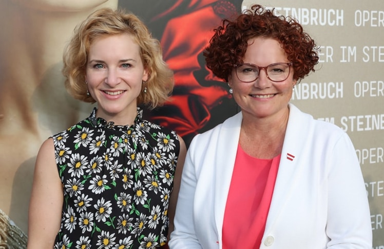Eva-Maria Holzleitner und Elisabeth Zehetner © Katharina Schiffl