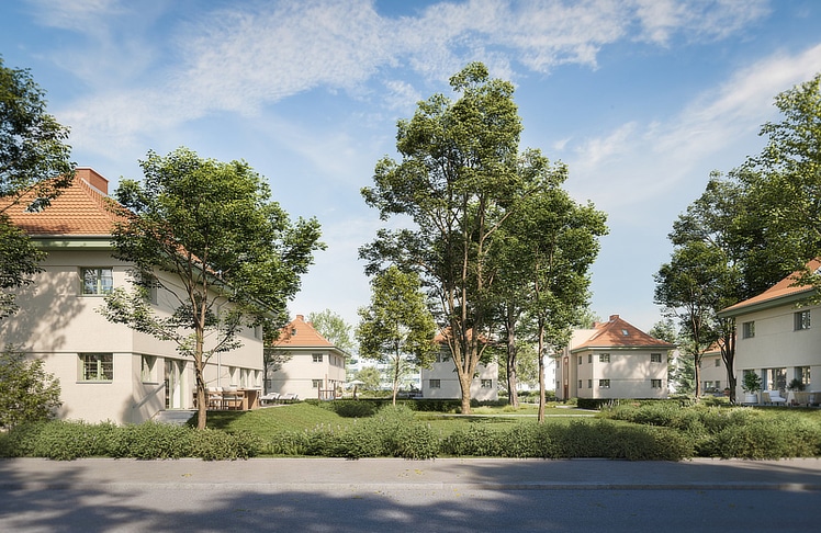 Visualisierung der revitalisierte Bestandgebäude © Zoom visual project