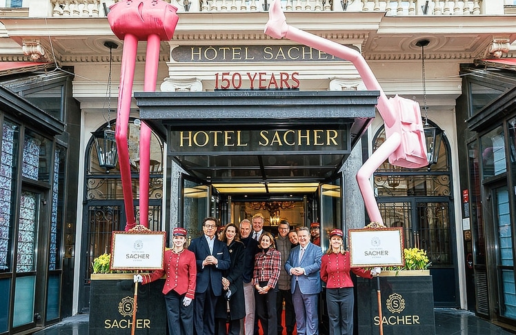 Das Hotel Sacher Wien konnte im 150. Jubiläumsjahr einen der begehrten Spitzenplätze erreichen. 