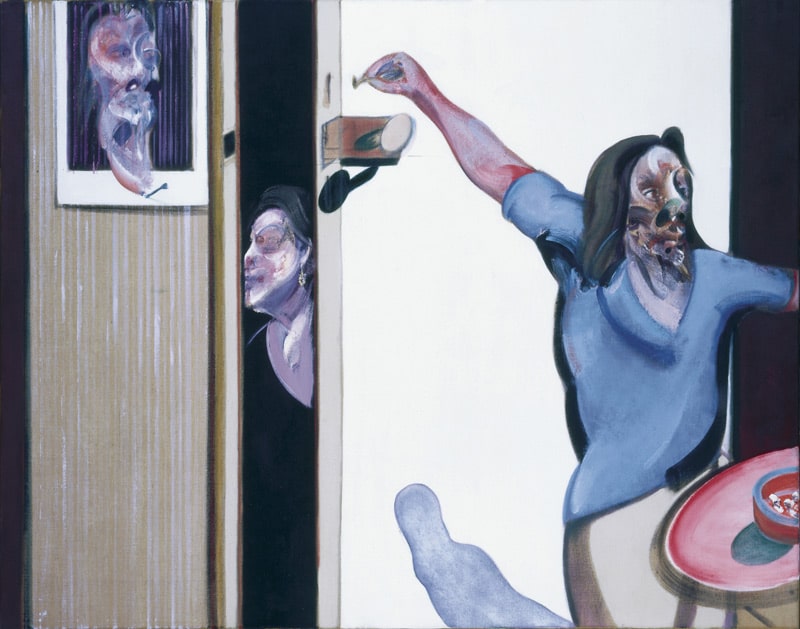 Francis Bacon, Drei Studien der Isabel Rawsthorne, 1967, Öl auf Leinwand