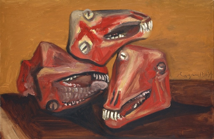 Pablo Picasso, Drei Lammköpfe, 1939, 65 × 81 cm, Öl auf Leinwand, Museo Nacional Centro de Arte Reina Sofía © Succession Picasso / Bildrecht, Wien 2026