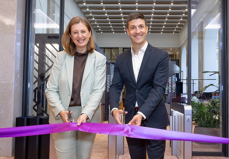 In der Alten Börse Wien gibt es jetzt einen hochmodernen Banking Space