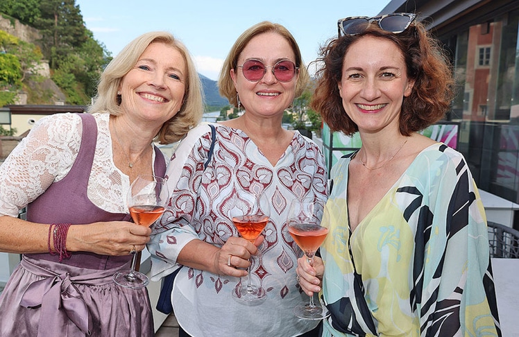 V.l.n.r.: Martina Salomon, Isabella Leitenmüller und Silvia Polan.